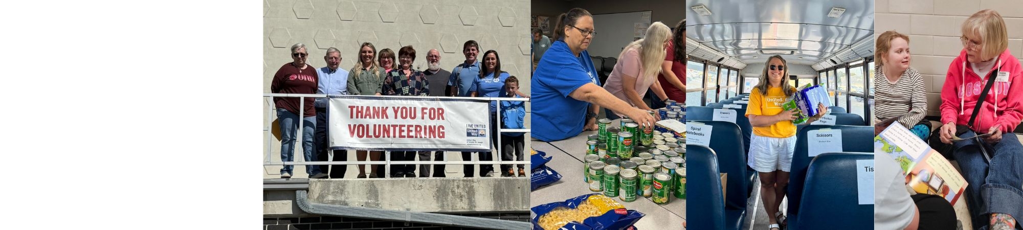 Volunteers helping in St Joseph Missouri United Way Volunteer Center